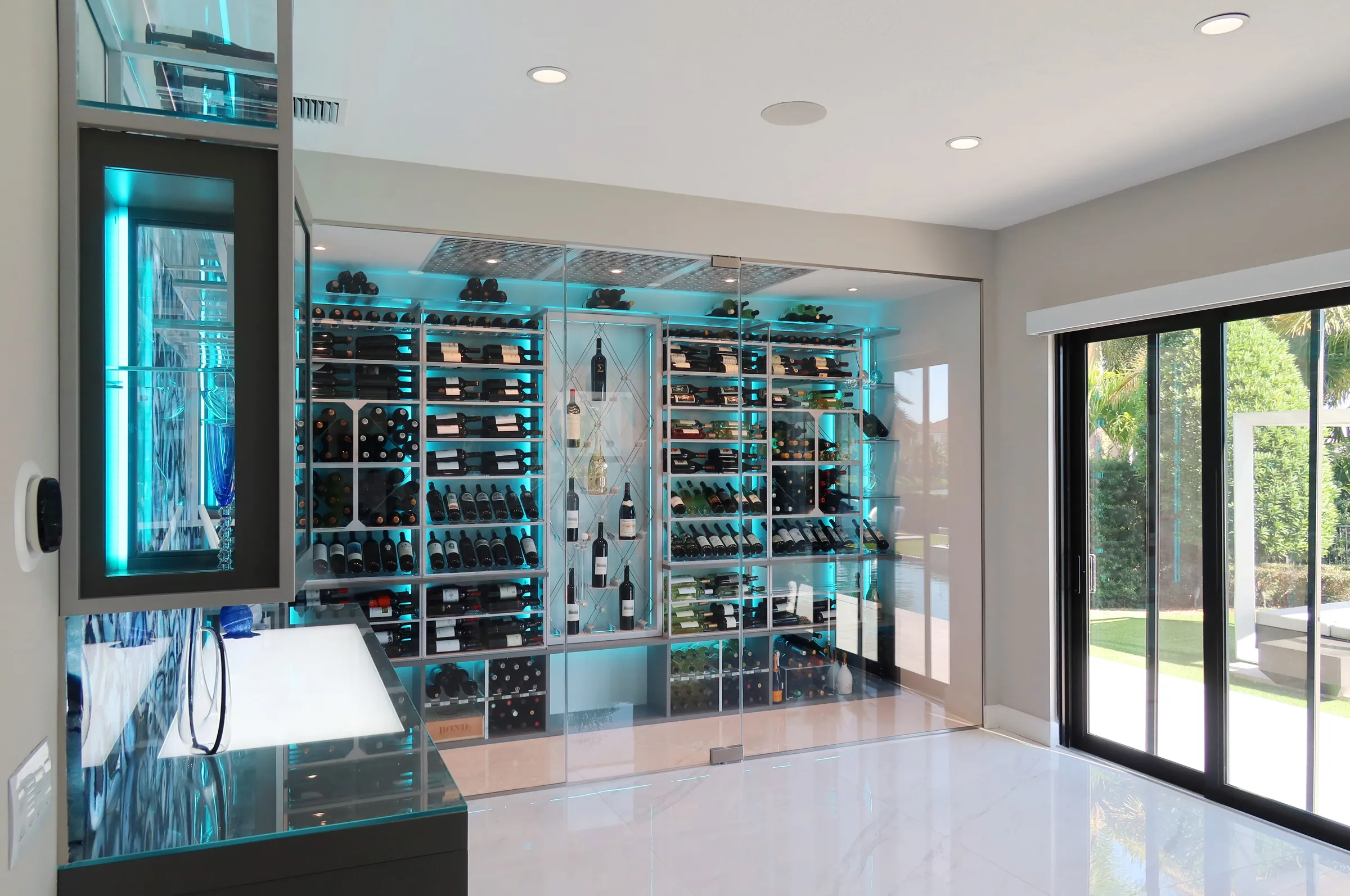 Modern Wine Room Bar Parkland FL — Integrated Design