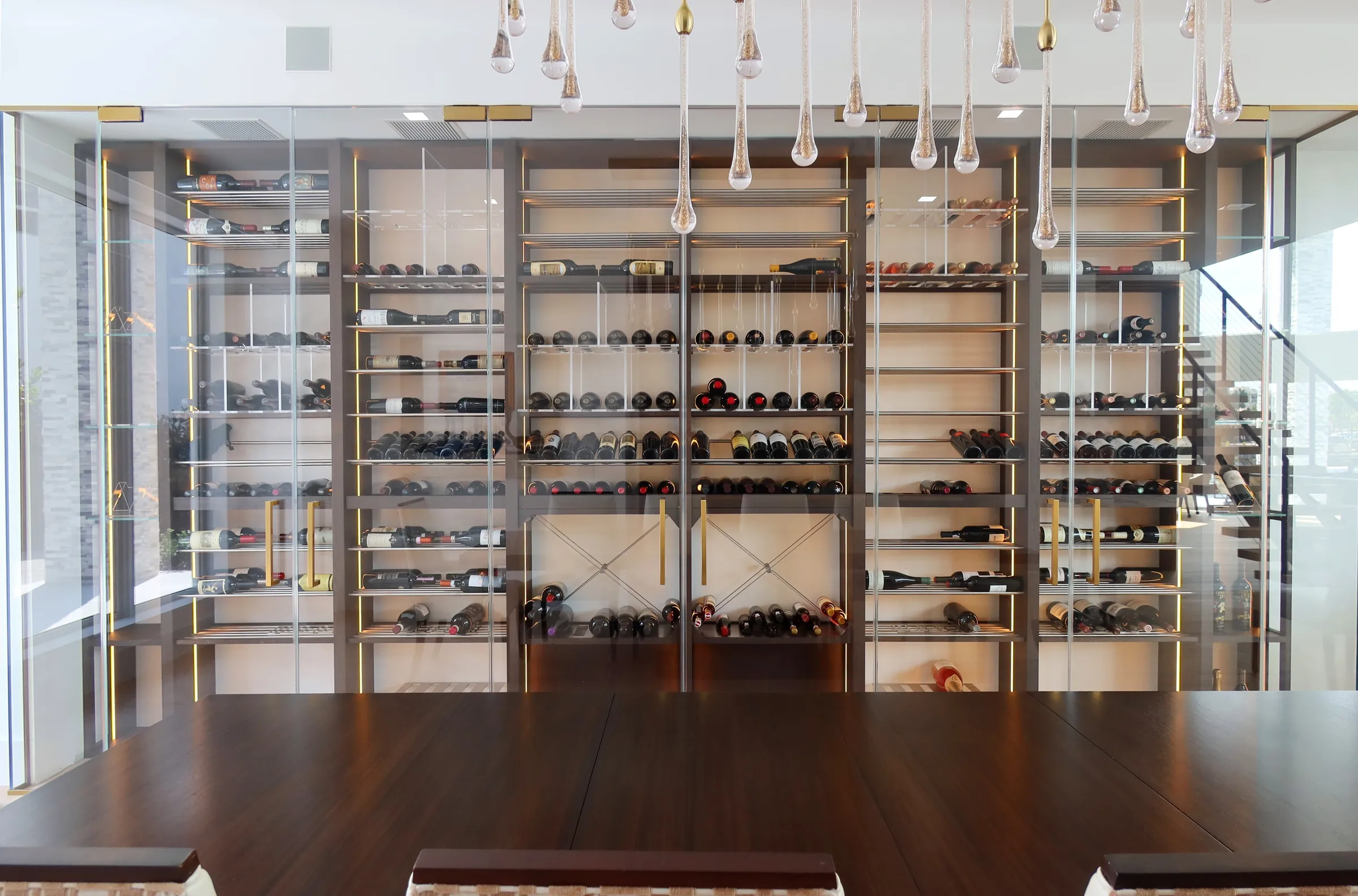 Contemporary Wine Cellar Miami FL — Modern Design — photograph 2 of 5