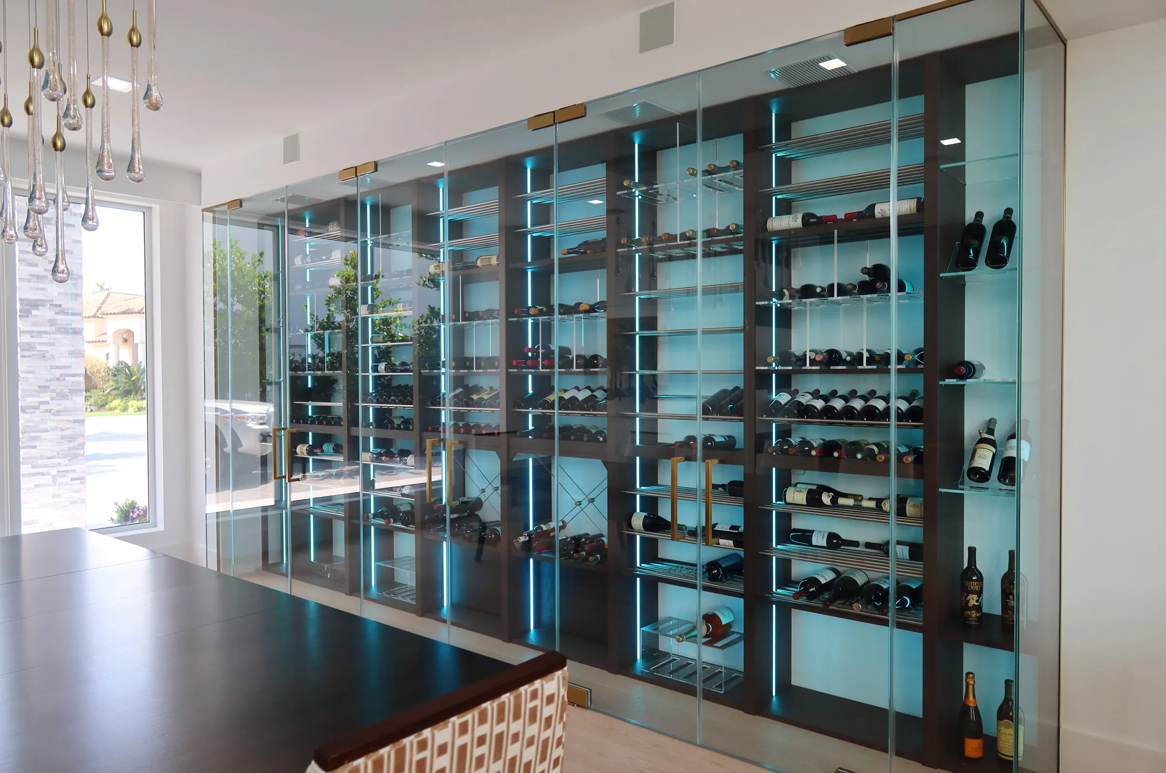 Contemporary Wine Cellar Miami FL — Modern Design — photograph 4 of 5