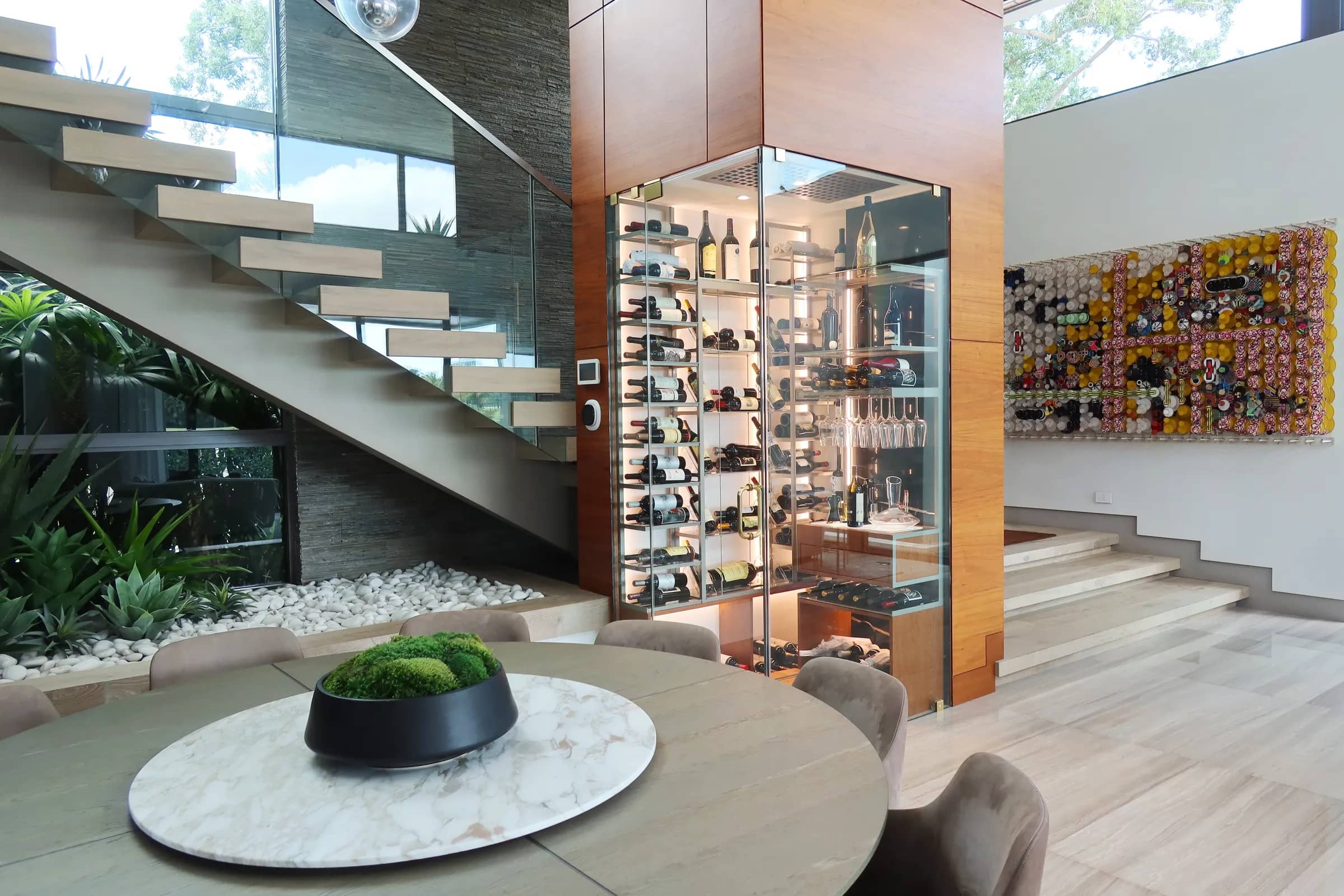 Custom Wine Room Doral FL — Modern Design