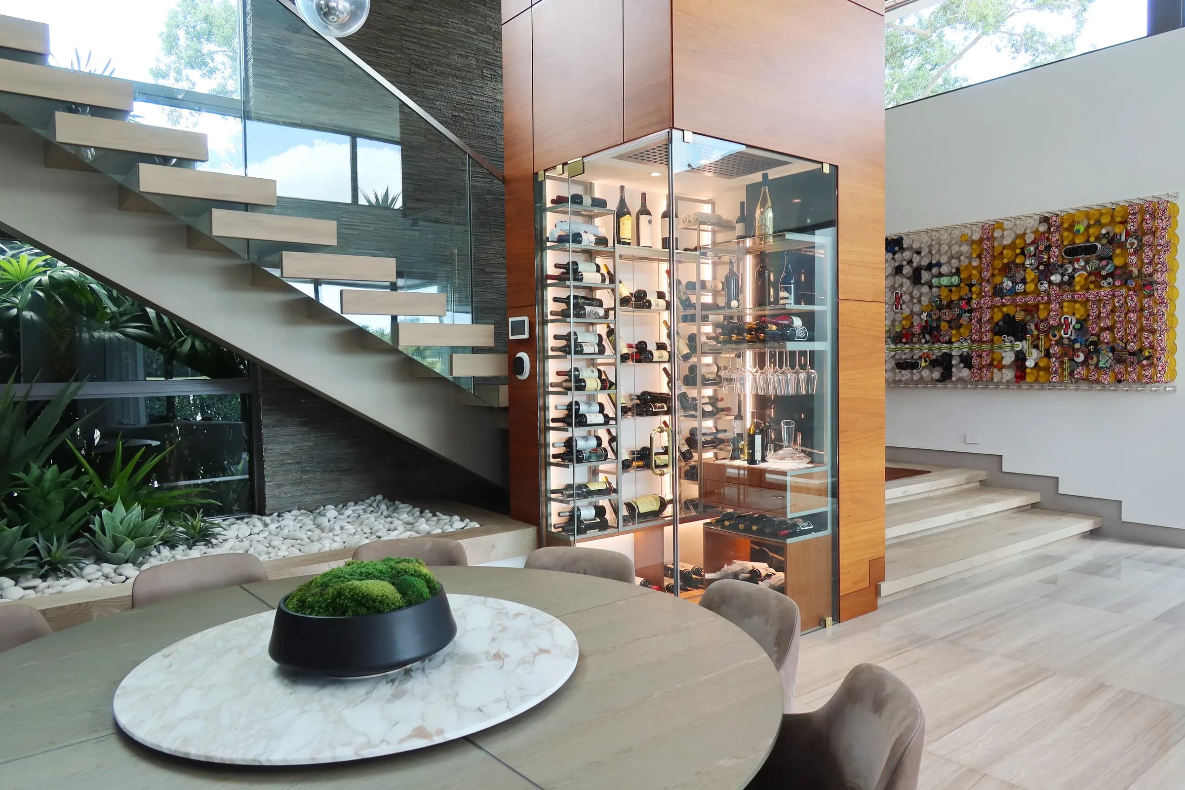 Custom Wine Room Doral FL — Modern Design