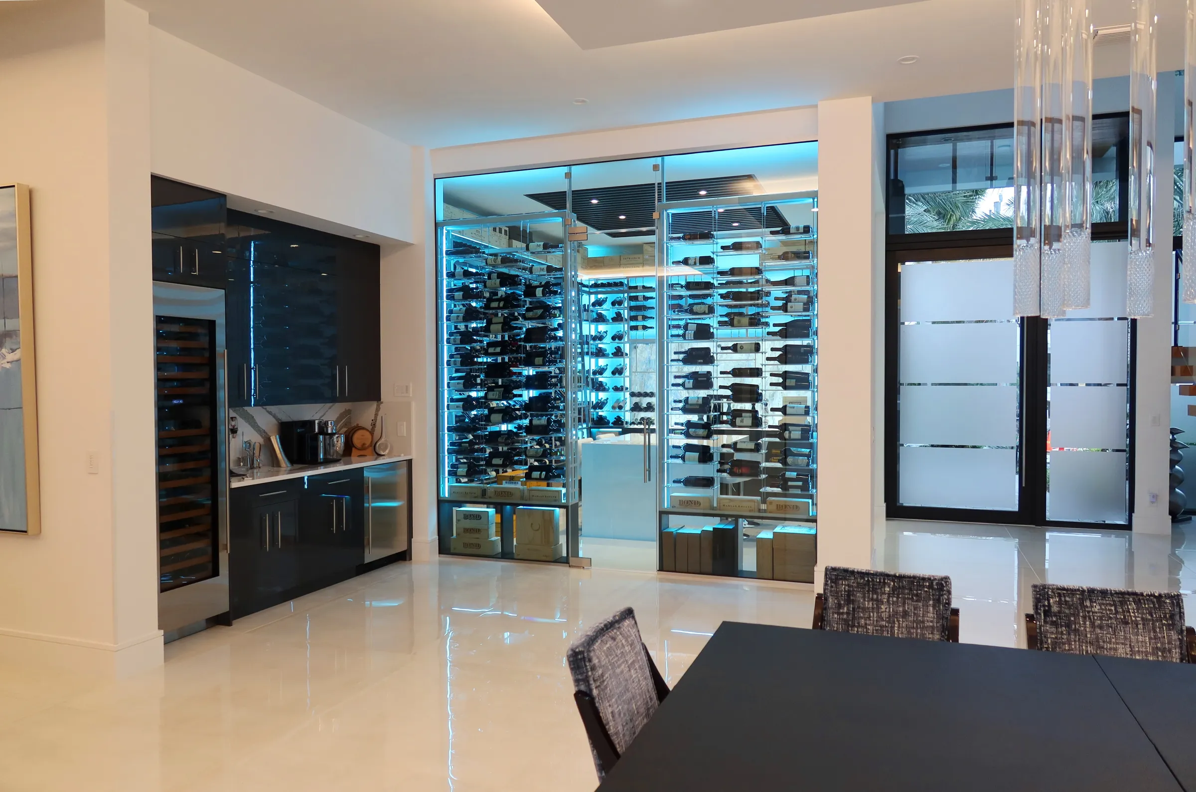 Contemporary Wine Cellar Deerfield Beach FL — Modern Design — photograph 2 of 9