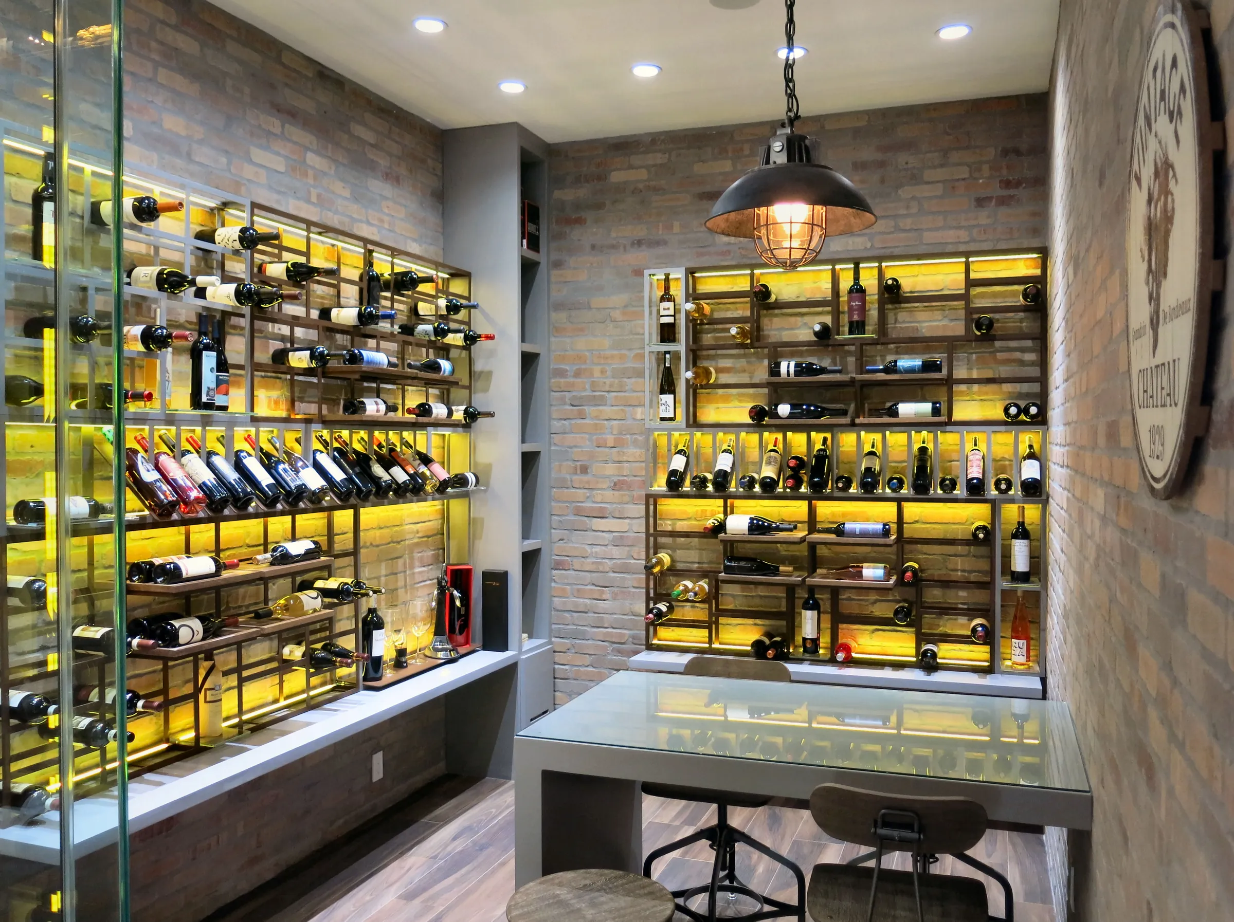 Custom Wine Room Pinecrest FL — Elegant Design