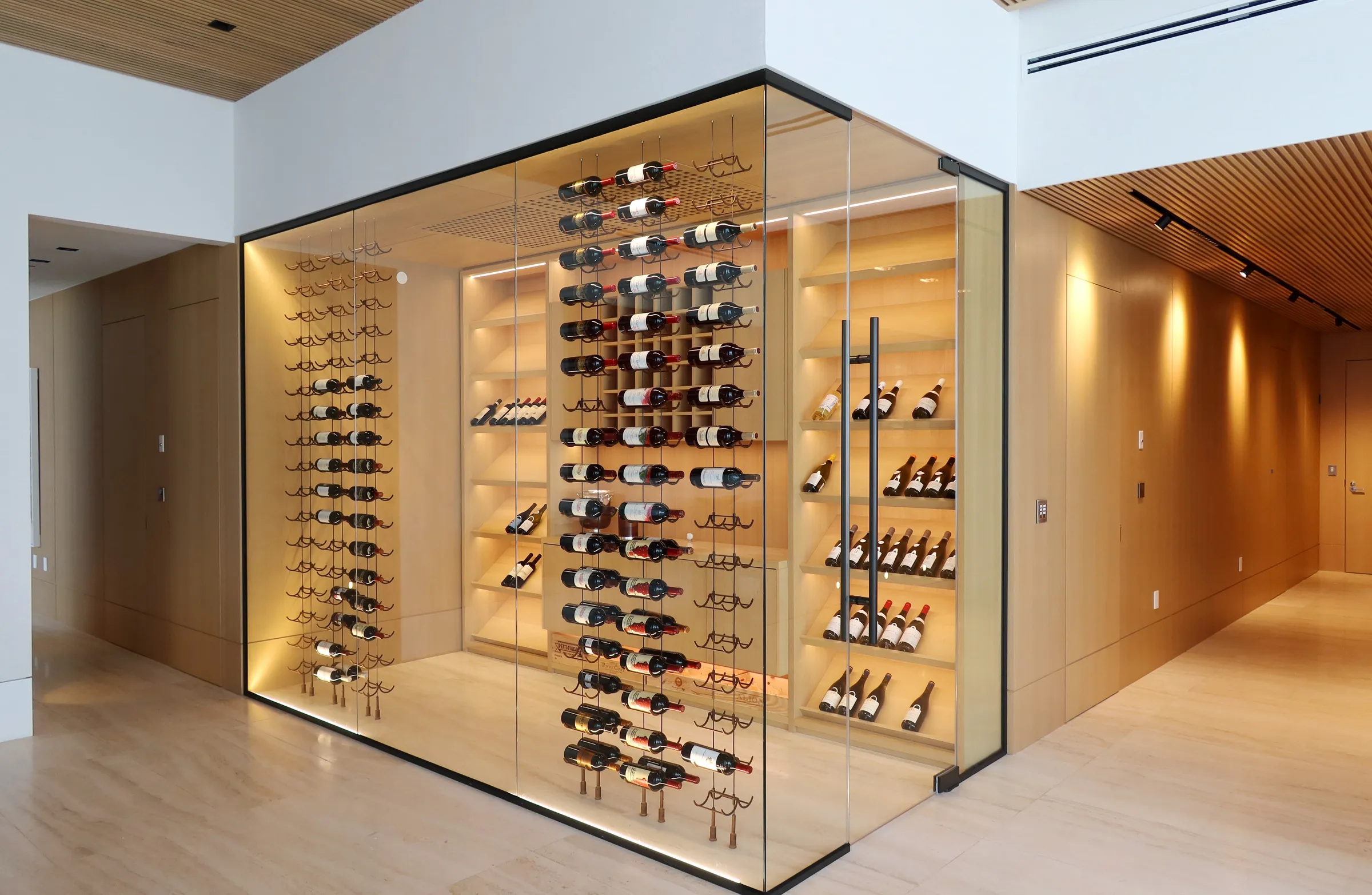 Transitional Wine Cellar South Florida — Ritz Carlton