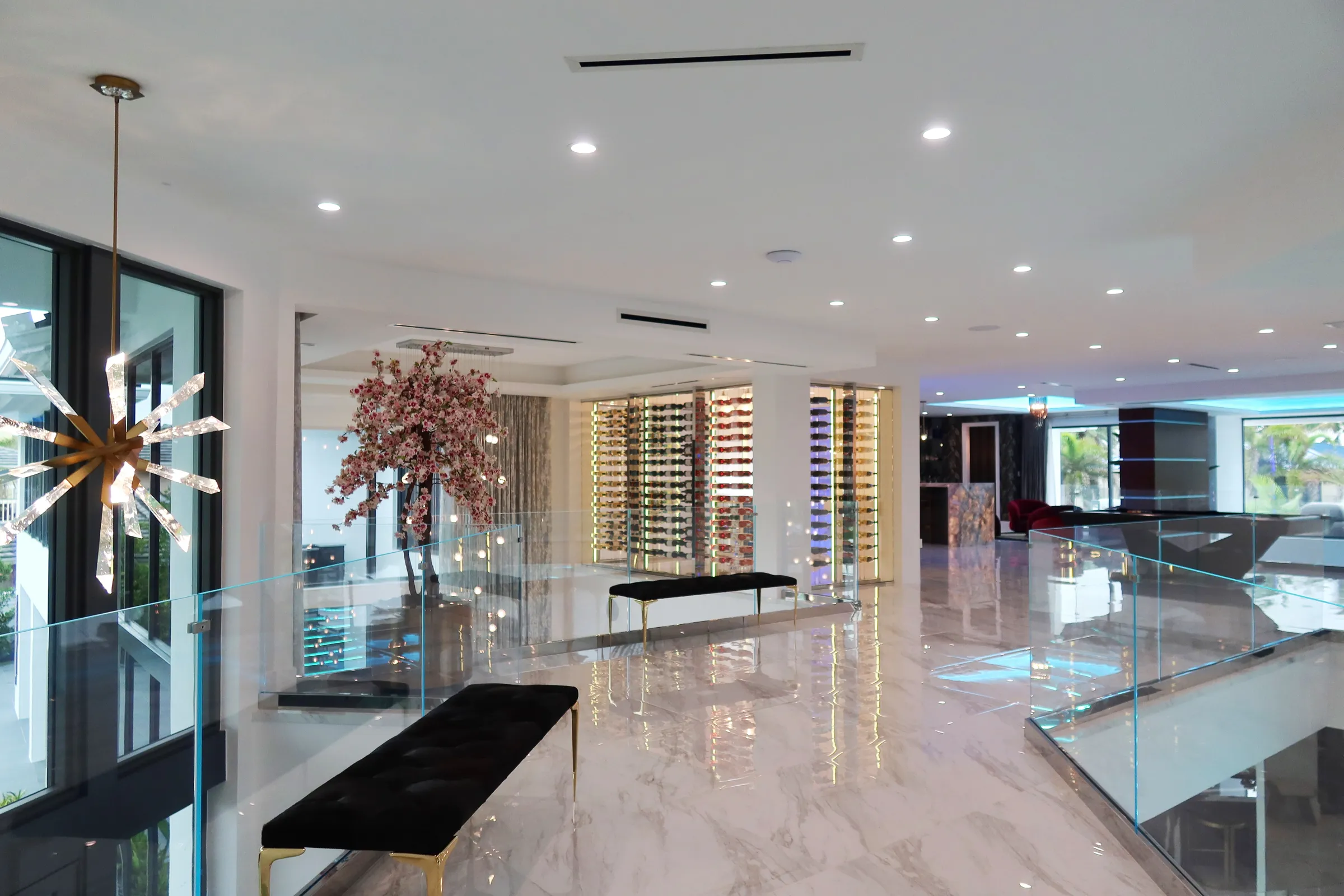 Minimalist Wine Cellar South Florida — Modern Design