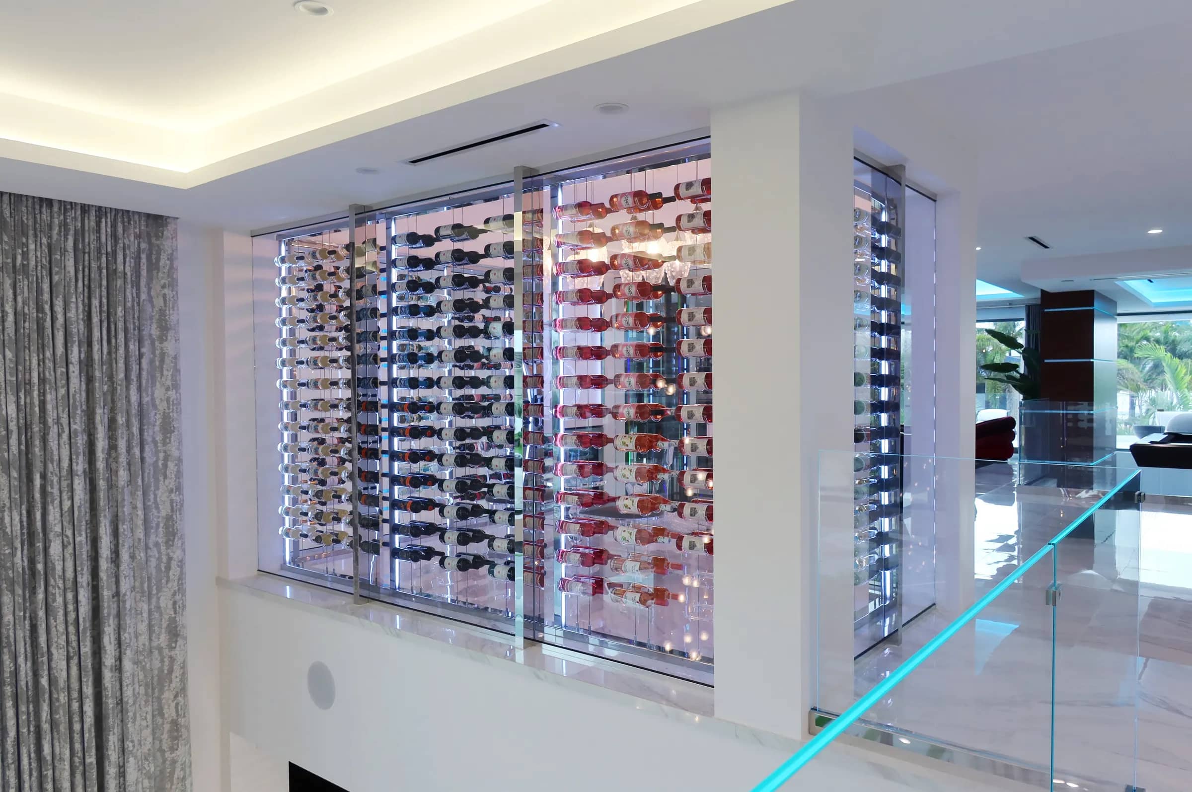 Minimalist Wine Cellar South Florida — Modern Design — photograph 1 of 10