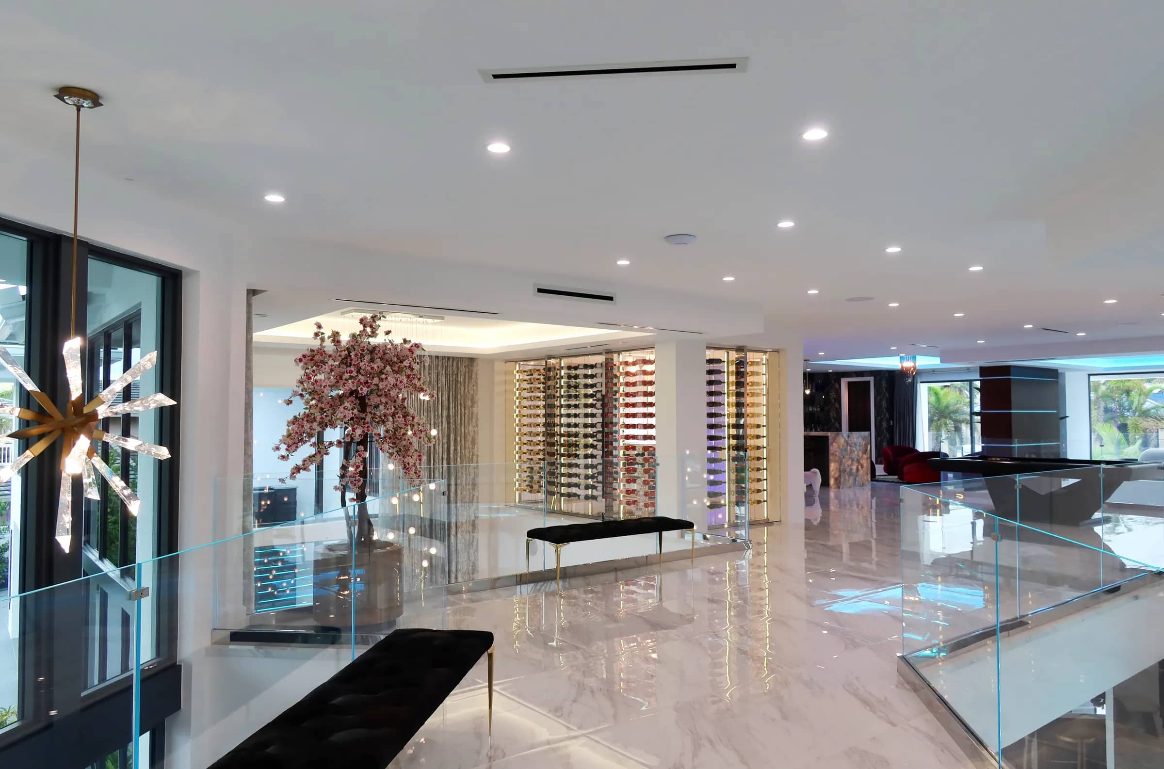 Minimalist Wine Cellar South Florida — Modern Design — photograph 3 of 10