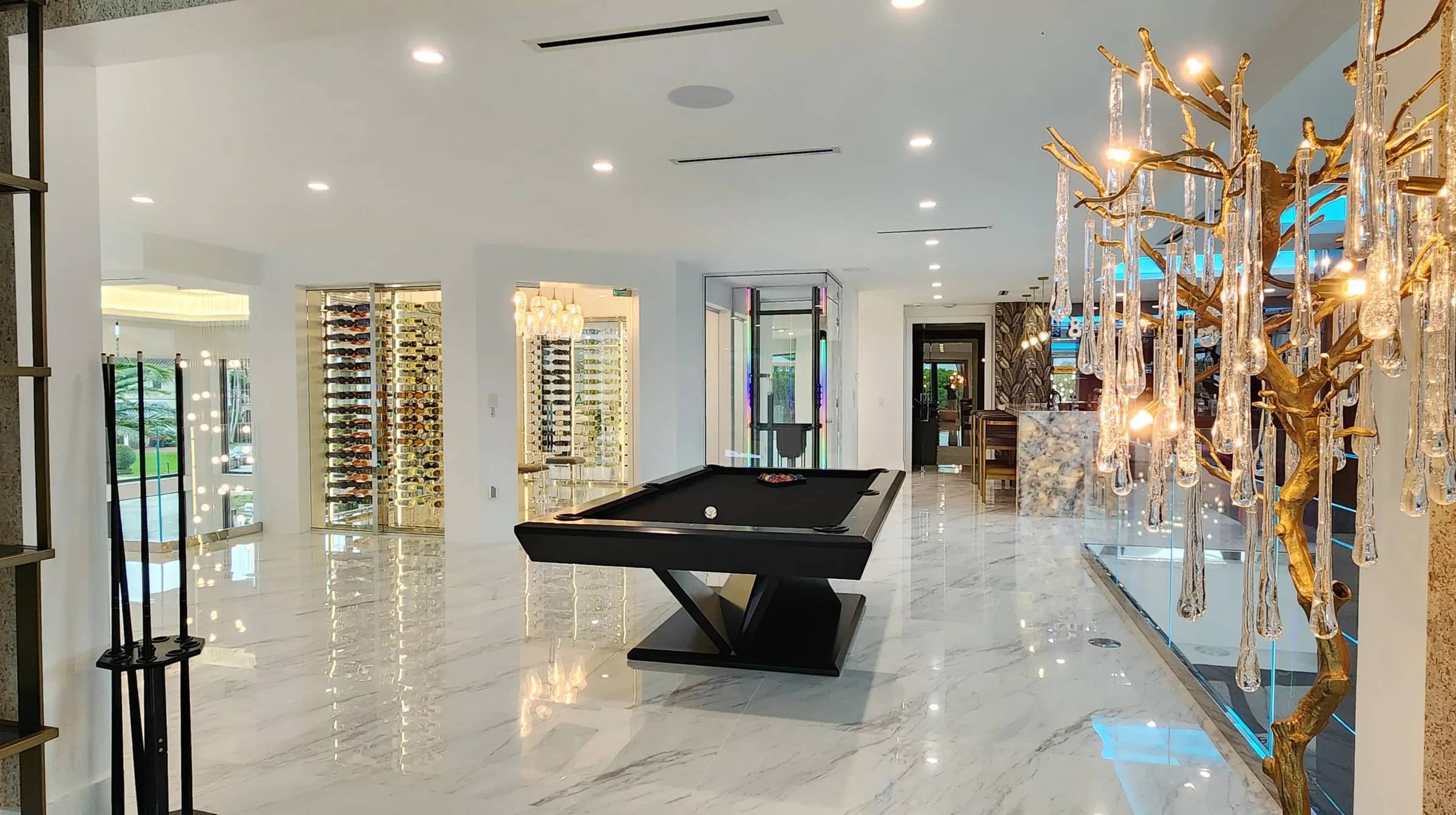 Minimalist Wine Cellar South Florida — Modern Design — photograph 7 of 10