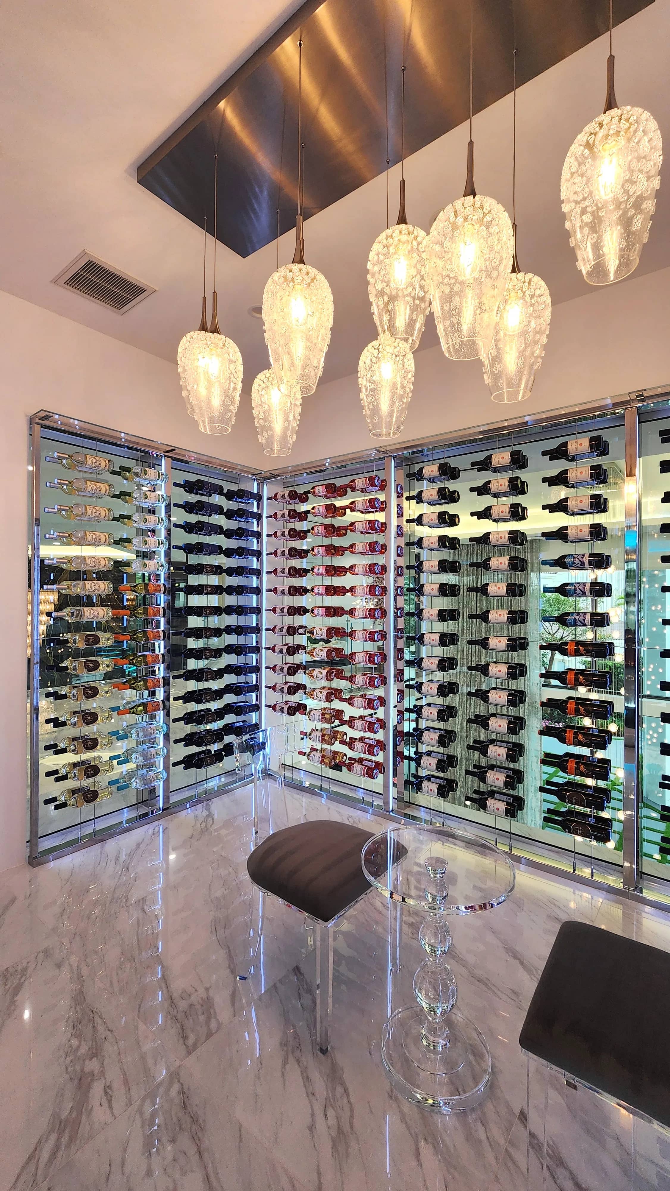 Minimalist Wine Cellar South Florida — Modern Design — photograph 8 of 10