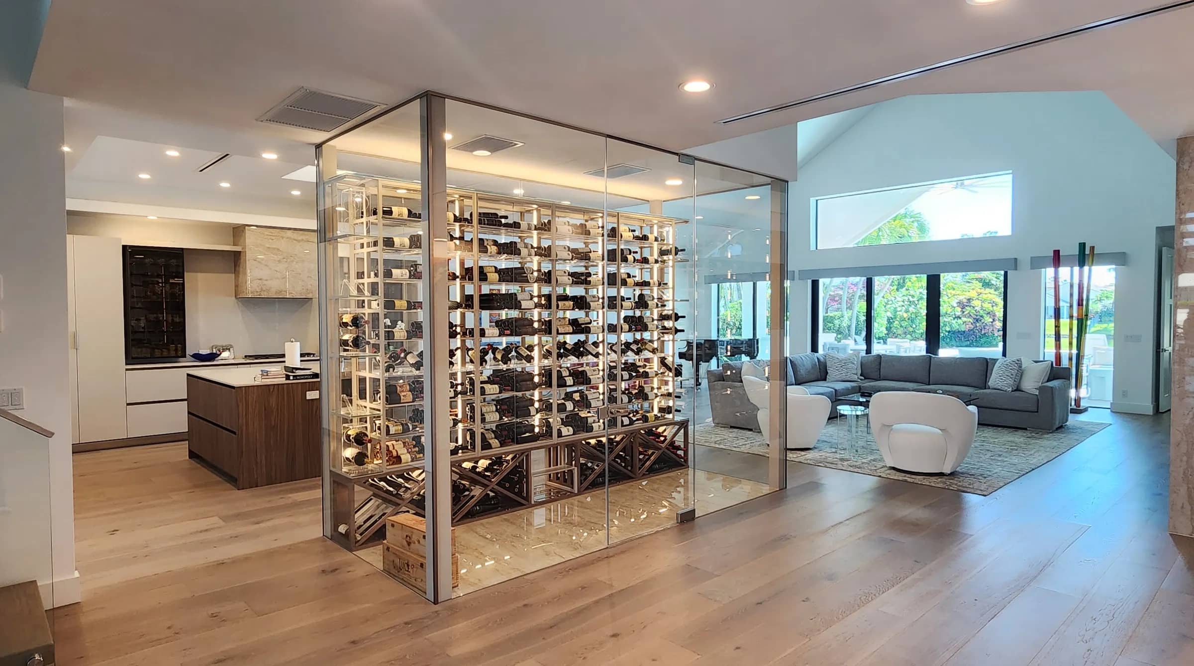 Modern Wine Cellar South Florida — Rivoli