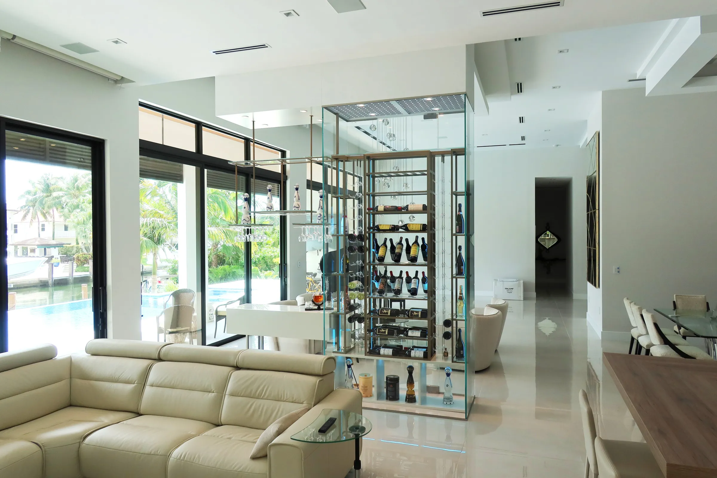 Custom wine cellar Coral Gables FL