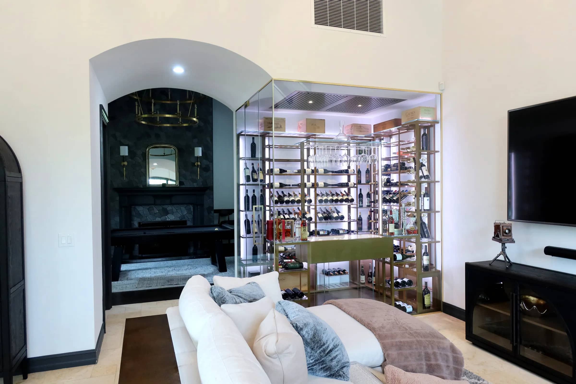 Modern Wine Cellar Parkland FL — Contemporary Storage