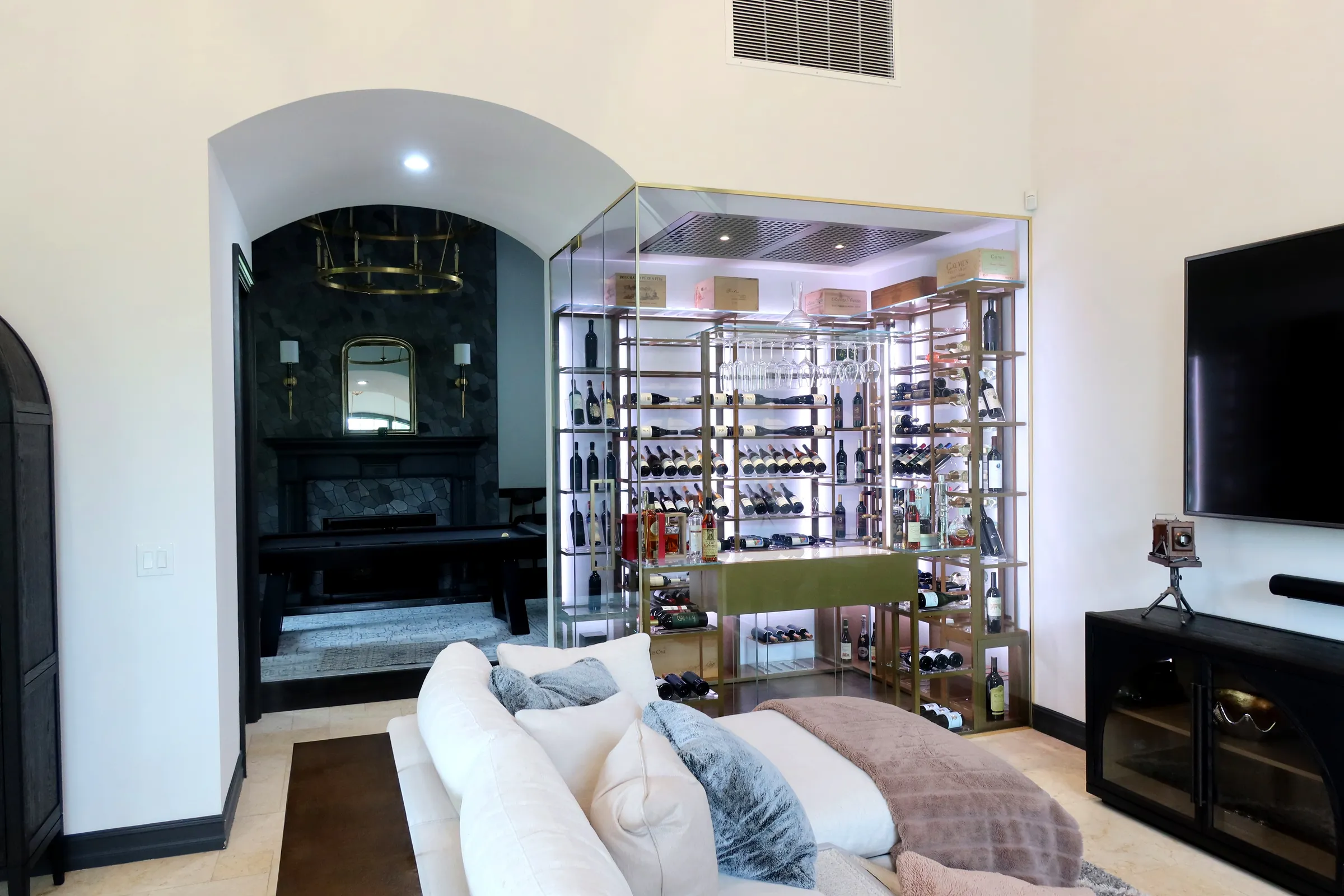 Modern Wine Cellar Parkland FL — Contemporary Storage